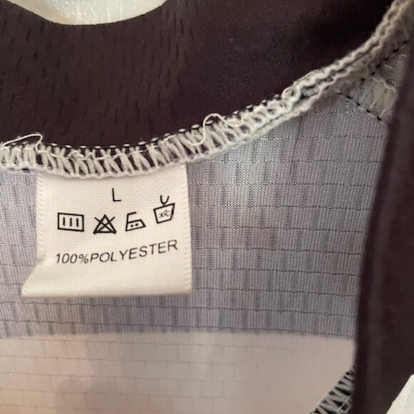 Zero Bike short-sleeve cycling jersey with red, black, and white design Large - Picture 2 of 3